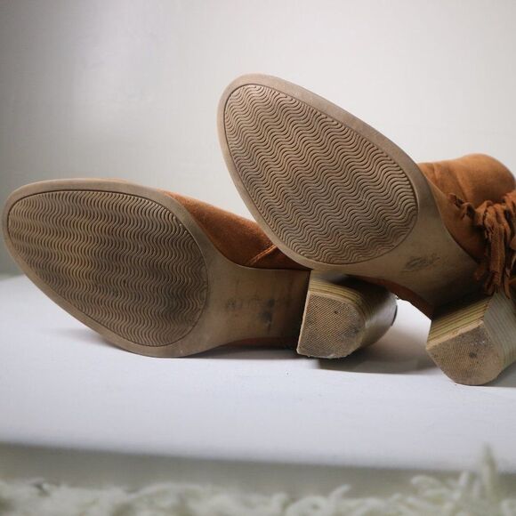 Qupid Fringe Ankle Booties - Picture 6 of 8